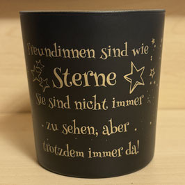 Trinkglas "Freunde sind wie Sterne"
