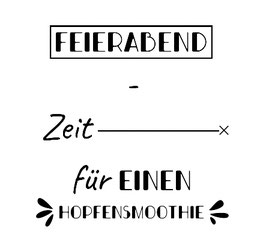 Spruch "Feierabend" für Flaschenöffner bronze