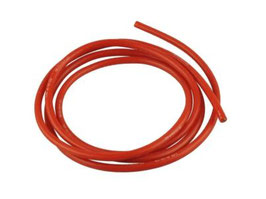 Silikonkabel ; 2,5mm² x 1.000mm ; rot