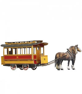 Pferde-Straßenbahn