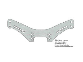 Dämpferbrücke hinten TRF416