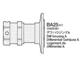 F104 Differenzial-Gehäuse "A" BA25