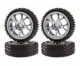 Big Wheel Set Rallye, silber (4)