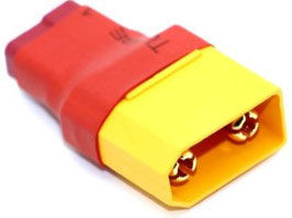 Adapter Kompakte Version T-Plug (w) zu XT90 (m)