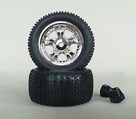 Pin Tires,  1:18 + Mitnehmer (2)