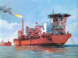 norwegisches Öl-Förderschiff