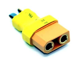 Adapter Kompakte Version XT90 (w) zu  T-Plug (m)