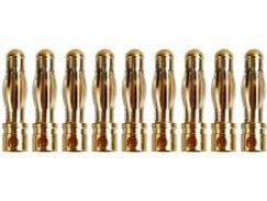 4,0 mm  Goldkontakt  Stecker  (1 Paar)