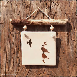 Petit tableau Oiseau sur la branche