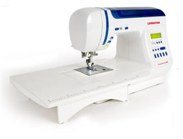 Extra grote aanschuif-/ quilttafel voor de Lewenstein COmputronic 16, 100 en de 210