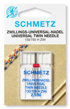 Dubbele universele naald Naaldsysteem: 130/705 H ZWI 4,0 / NM 80