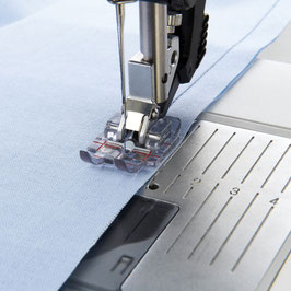 Transparante 1/4“ quilt- en patchworkvoet voor IDT™ systeem
