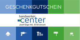 Geschenkgutschein handwerker-center