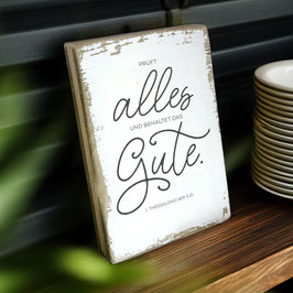 Dekoschild "Alles Gute" (Jahreslosung 2025)