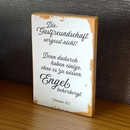 Dekoschild "Gastfreundschaft"