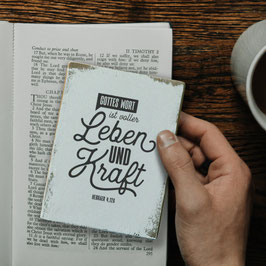 Dekoschild "Leben und Kraft"