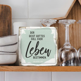 Dekoschild "Leben"