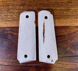 Stag Grips with checkering / Hirschhorn