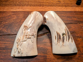 Stag grips Colt Ponny