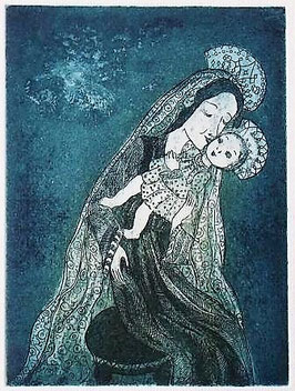 Angiola Bernardelli - Madonna col bimbo