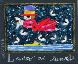 Francesco Musante - Ladro di lune 2025 cm 8x10 blu