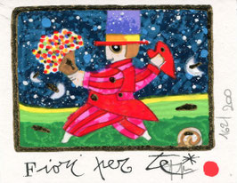 Francesco Musante - Fiori per te - cm 8x10 bianco