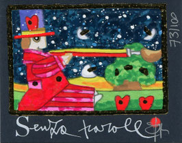 Francesco Musante - Senza parole cm 8x10 blu