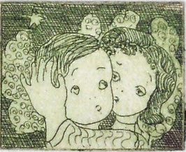 Angiola Bernardelli - Angeli abbracciati