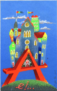 Meloniski da Villacidro - Piccola città surreale cm 11x17,5