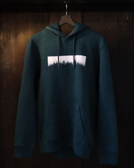 Skyline | Hoodie | Waldgrün-Meliert