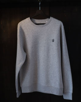 Logo Stick | Sweater | Hellgrau-Meliert