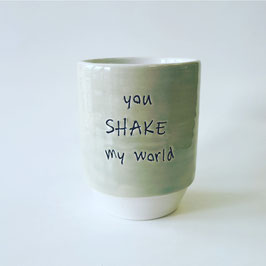 you shake my world