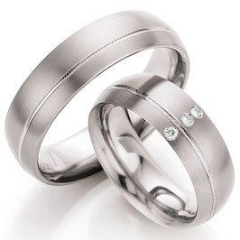 Ringen Titanium en Briljant CR-TI4