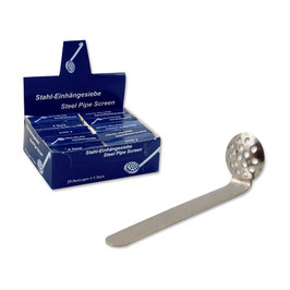 Pfeifensieb zum Einhängen aus Edelstahl, 4er Packung