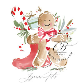 Joyeuses Fêtes, chaussettes de Noël