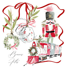 bonnes fêtes, nutcracker, train...