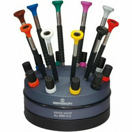 Socle tournant avec 10 tournevis - BERGEON 6899-S10