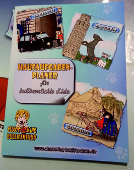 Hausaufgabenplaner für bulliverrückte Kids + 5 Heftaufkleber gratis!!!