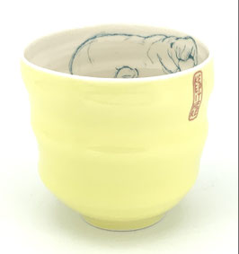 Keep it Here - Manatee, gelber Becher