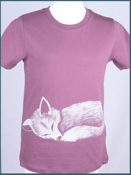 Kindershirt Biobaumwolle Mauve Fuchs