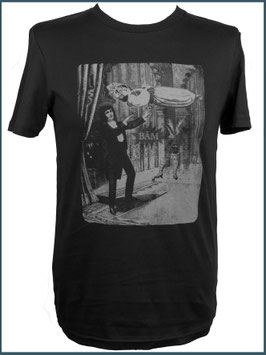 Schwarzes Herren Bio Baumwollshirt Bäm
