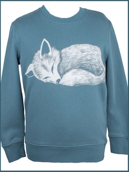Kinderpullover Petrol Fuchs