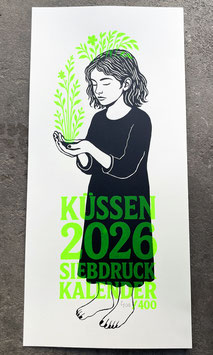 Küssen Siebdruckkalender 2026