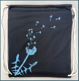 Rucksack schwarz Pusteblume