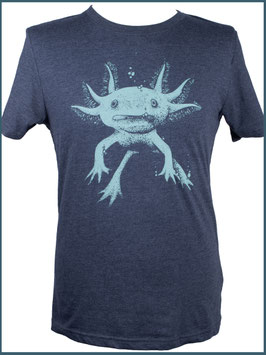 Navy Herren Recycle Shirt Axolotl