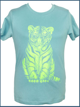 Kindershirt Biobaumwolle Jade, Tiger