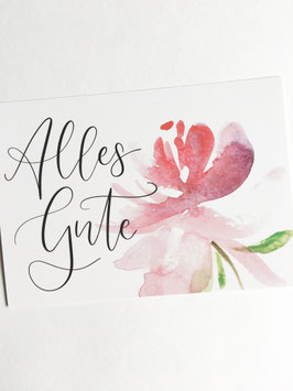 Postkarte - Alles Gute