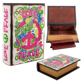 Versteck "Buch Peace&Love"