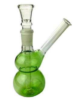 Glasbong "Bullet grün"