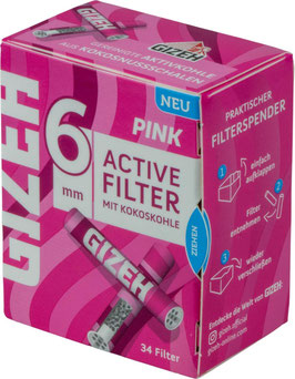 Aktivkohlefilter "Gizeh Pink"